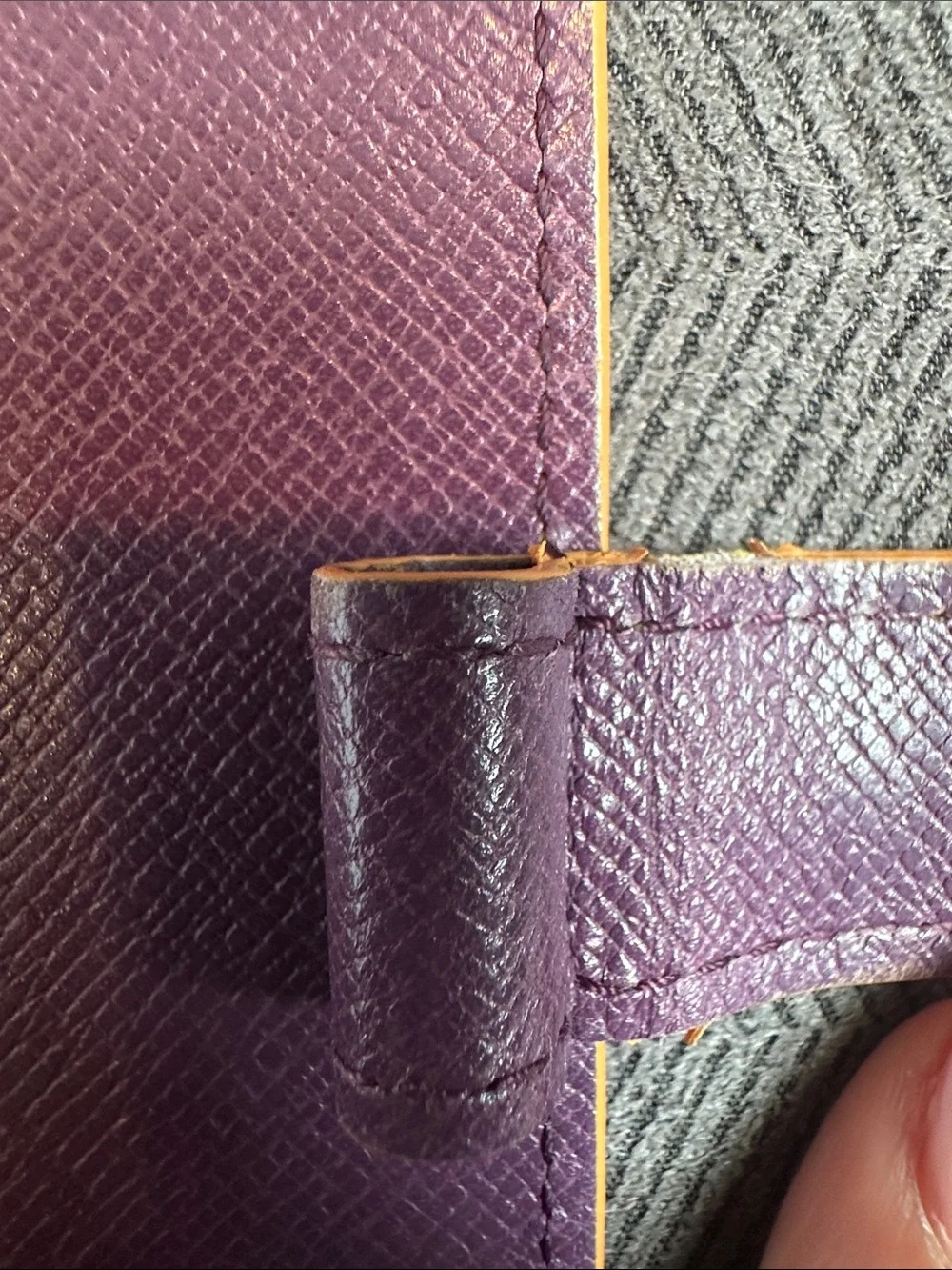 Louis Vuitton Epi Yellow PM Agenda